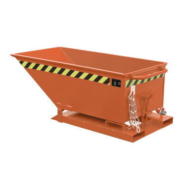 Recipiente Inclinável--Recipiente verniz, pintado, amarelo laranja