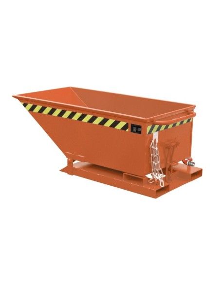 Kippbehälter--Container lack, lackiert, orange gelb