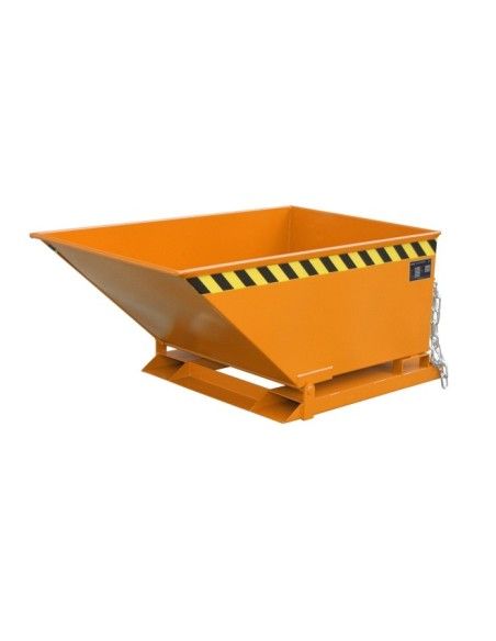 Bacs Basculants--Conteneur vernis, peint, jaune orange