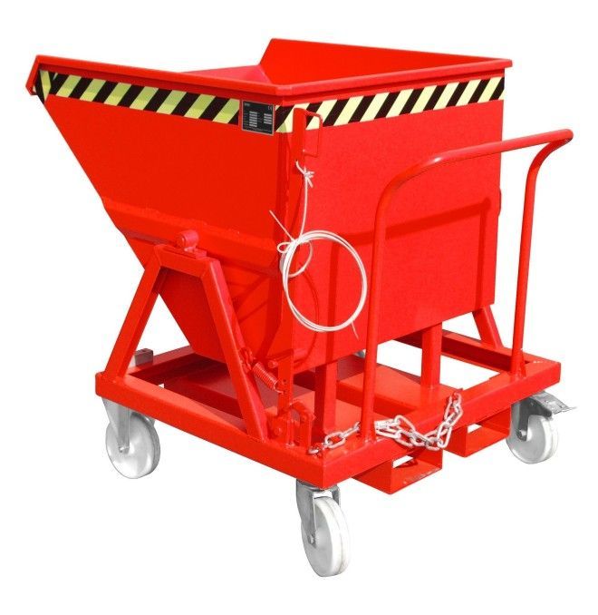 Tilting Container--Based fly, painted, Red fire