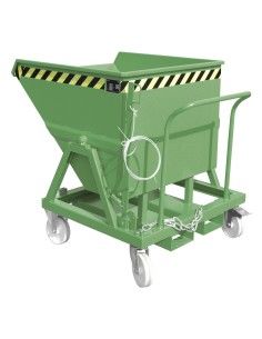 Kippbehälter--Basquetic Fliege, lackiert, grün