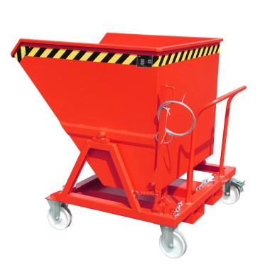 Tilting Container--Based fly, painted, Red fire