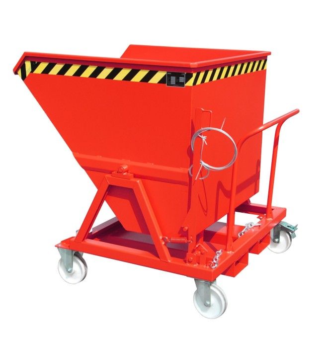 Tilting Container--Based fly, painted, Red fire