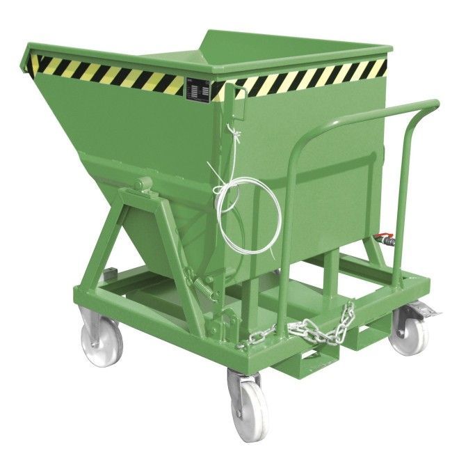 Contenitore Ribaltabile--Contenitore cartone animato, dipinto, verde