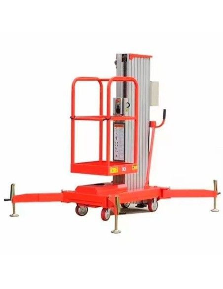 Plataformas Únicas--Plataforma elevatória Unipessoal 150kg - elevação 6M