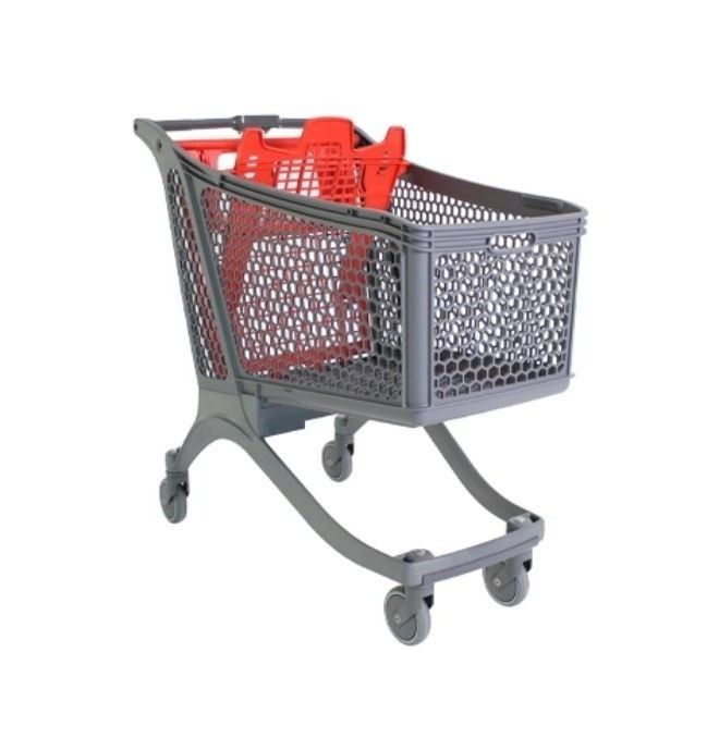 Supermercati e magazzini.-Carrello del supermercato PVC 220Litros