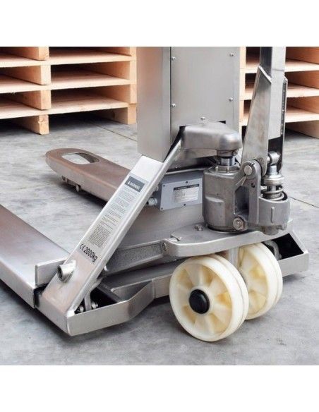 Edelstahl- und Verzinkte Hubwagen--Wiegender Hubwagen ATEX 1000kg/2000kg