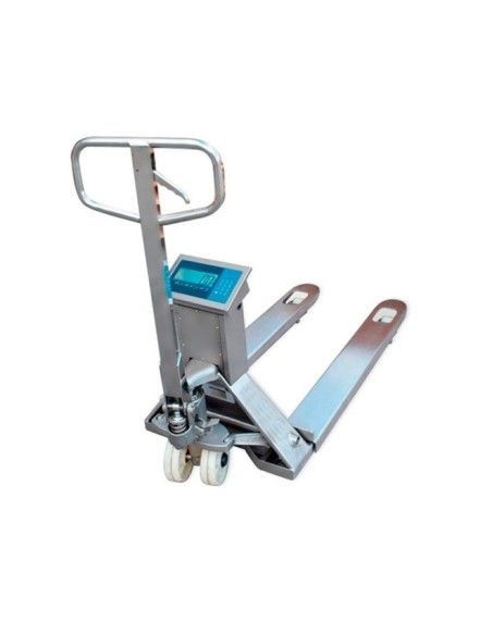 Transpallet Inox e Zincati--Transpallet pesatore ATEX 1000kg/2000kg