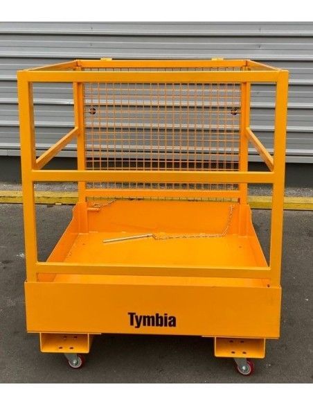 Arbeitsbühnen-TYMBIA-Käfig Menschen eintragen gabelstapler 300kg kapazität, 2 personen