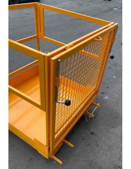Nacelles de Travail-TYMBIA-Cage Soumettre les gens chariot élévateur capacité de 300 kg, 2 personnes