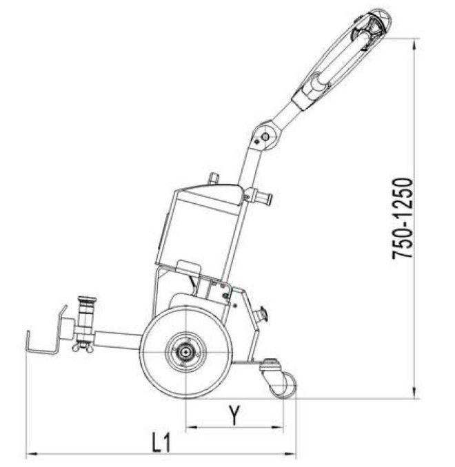 Carregar Arrastar-Eletrônico Tractor 1000 Kg