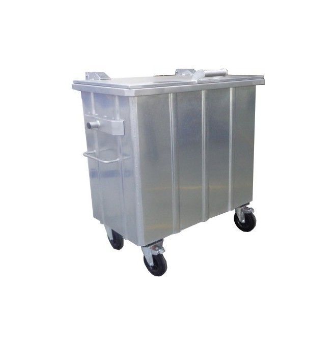 Plastic and Sheet Metal Drum--Container galvanized garbage 800L