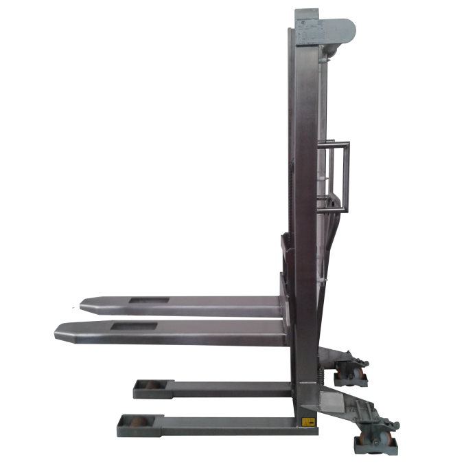 Special Stackers-TYMBIA-Manual stacker Inox 1000kg to 1650mm