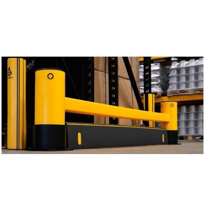 Bridge Back Protection Barriers For Racking Barrier for racking and Shelving 1 rail and socket, Designed for proporc...