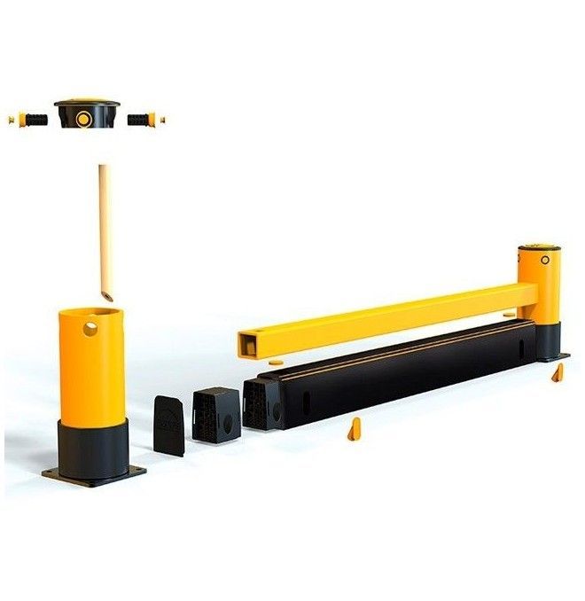 Industrial Protection-Barrel racking and Shelving 1 rail and socket