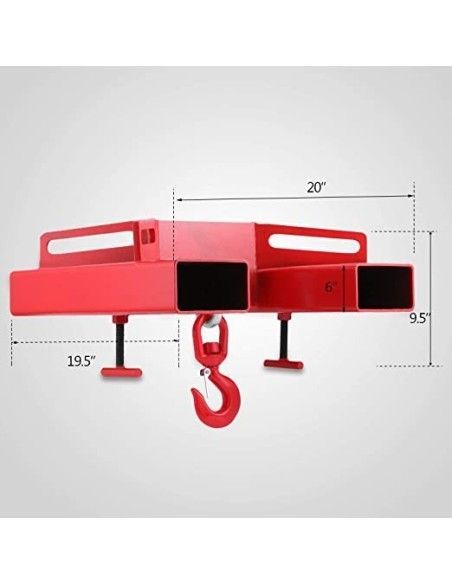 Cranes and Forklift Hooks-3000kg capacity loader