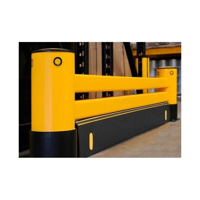 Bridge Back Protection Barriers For Racking Barrier for racking and Shelving 2 rails and socket, Designed for propo...