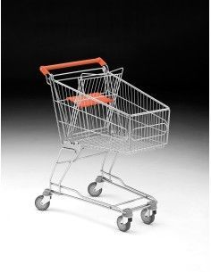 Supermarchés et entrepôts - Chariot de supermarché de 80L