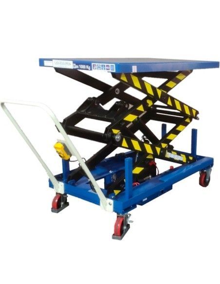 Electrical tables..-Table Forklift battery 1000kg, elevation 2000mm 1300x800mm