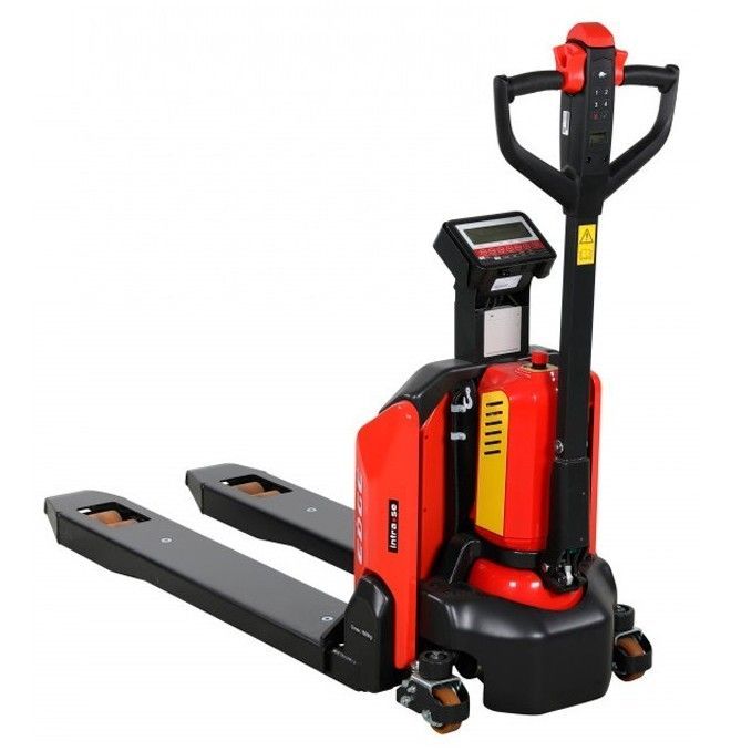 Transpalettes Peseurs--Transpalette peseur 1500 kg électrique (avec imprimante)
