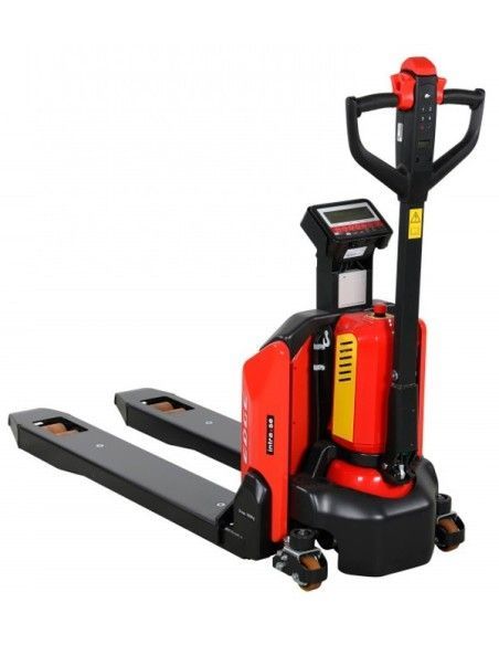Transpalettes Peseurs--Transpalette peseur 1500 kg électrique (avec imprimante)