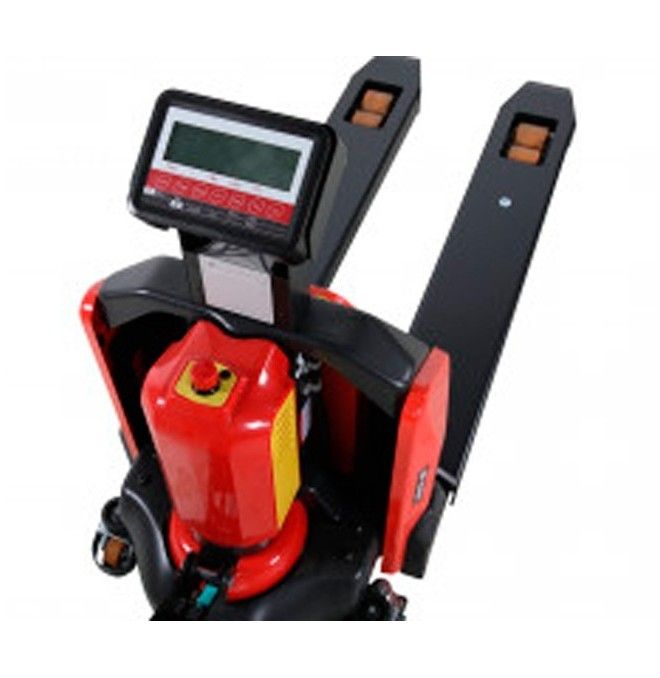 Transpalettes Peseurs--Transpalette peseur 1500 kg électrique (avec imprimante)