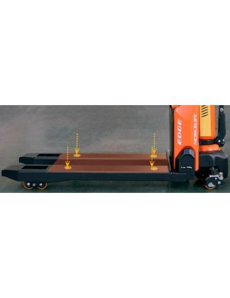 Transpaletas Pesadoras--Transpaleta pesadora eléctrica de 1500kg - Pesaje preciso