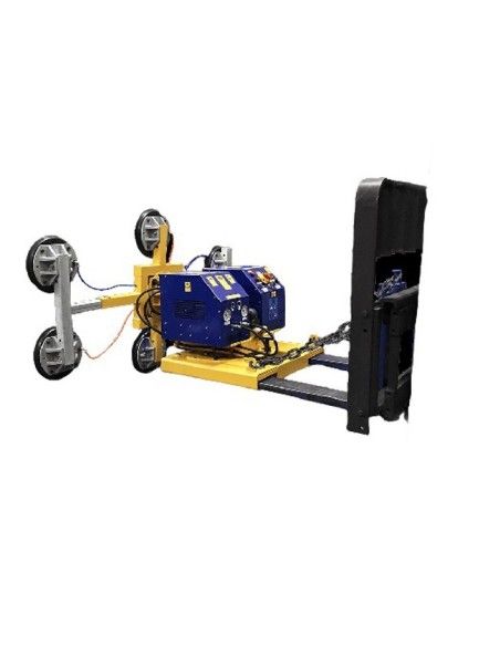 Implementos Especiais-Ventosa 400kg garfos empilhadeira