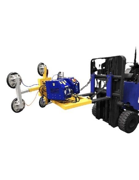 Implementos Especiais-Ventosa 400kg garfos empilhadeira