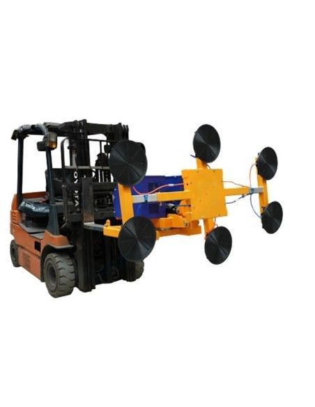 Implementos Especiais-Ventosa 400kg garfos empilhadeira