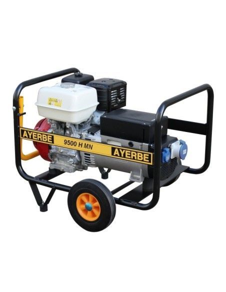 Grupos electrógenos portátiles--Grupo Electrógeno 9,5kva MN motor Honda 390A - Gasolina