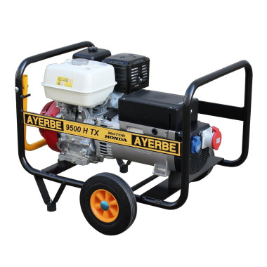 Grupos electrógenos portátiles--Grupo Electrógeno 9,5kva TX motor Honda 390A - Gasolina