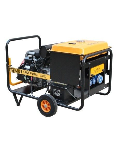 Gruppi Elettrogeni Portatili--Gruppo elettrogeno 15kva MN motore Honda 690A - benzina