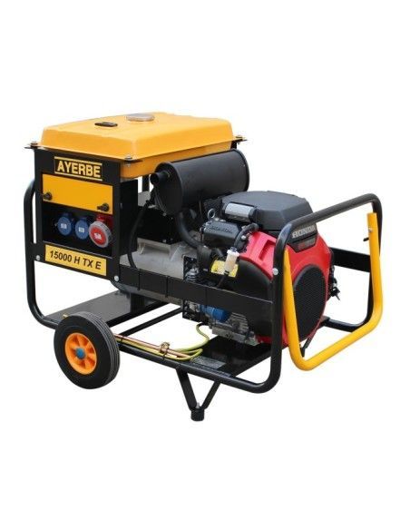 Gruppi Elettrogeni Portatili--Gruppo elettrogeno 15kva TX motore Honda 690A - benzina