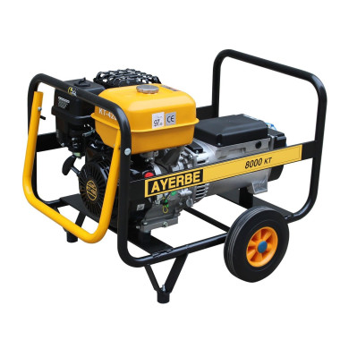 Grupos Geradores Portáteis-Gerador Gasolina 8000W KT MN 220V/110V 2