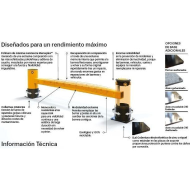 Protection Industrielle-Barrel Étagères de 1 rail 2,4M 2