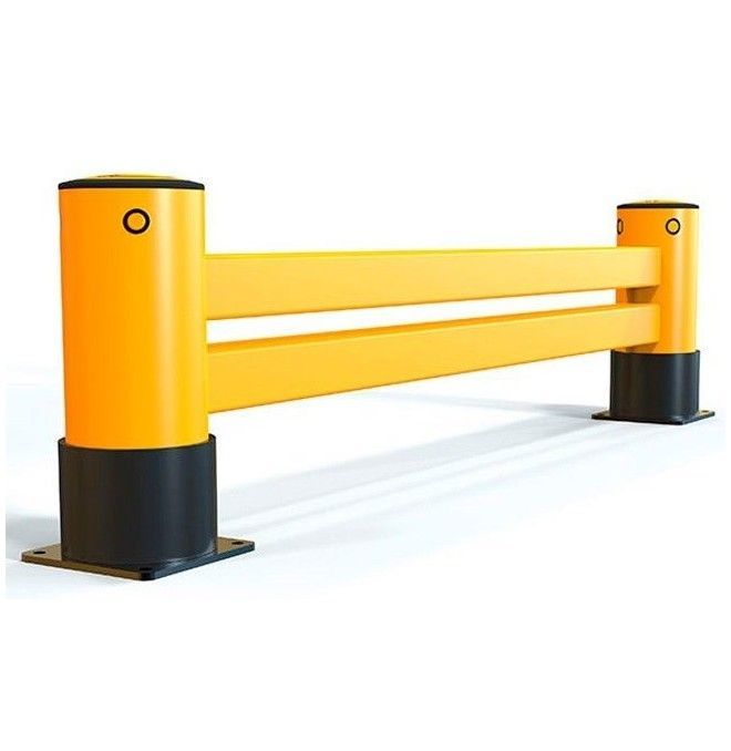 Barrier for racking and Shelving 2 Rail 2,4M, Designed to protect the...