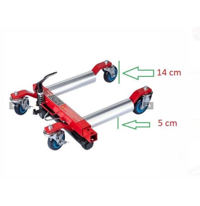 Gatos hidráulicos--Plataforma Rodante para vehículos 680kg