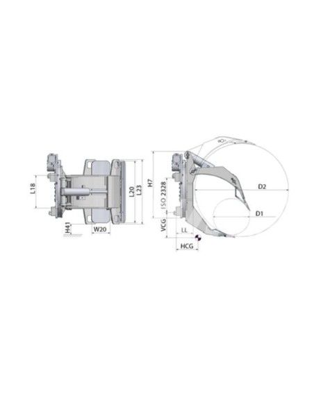 A bord : flippers, pinces,...--Pinza para Bobinas 360o - FEM3A 2000KG