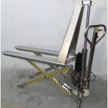 Transpalettes À Ciseaux--Transpalette Ciseaux galvanisés 1150x540mm, charge1000kg