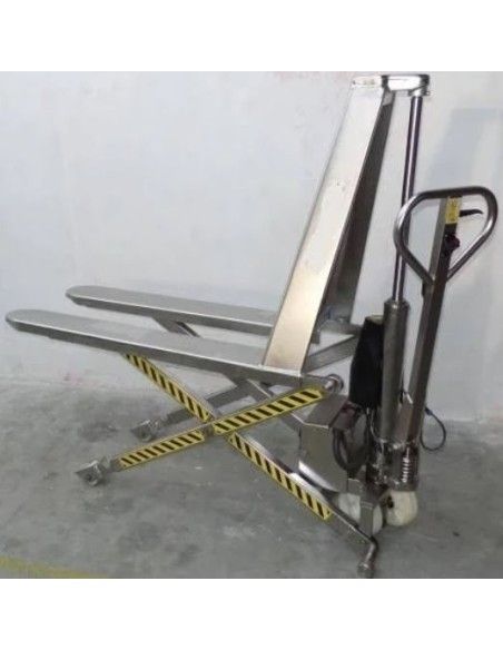 Scissor Pallet Trucks--Pallet truck Galvanized scissors 1150x540mm, load1000kg