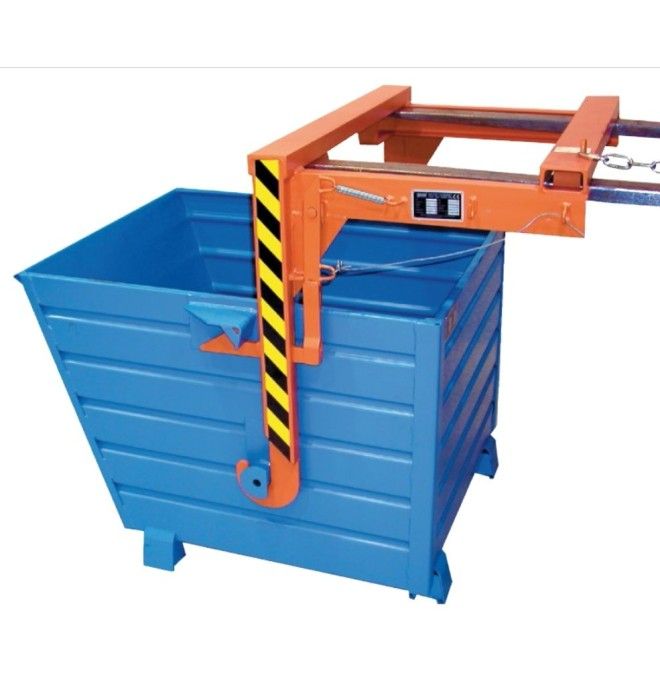 Contenitore Ribaltabile-- capacità di carico impilabile 0.3m3 e 500kg, Arancione Giallo