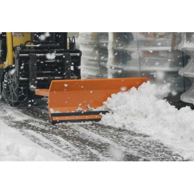 Sweepers and Brushes-Pala snow Plows 1500mm wide, orange yellow