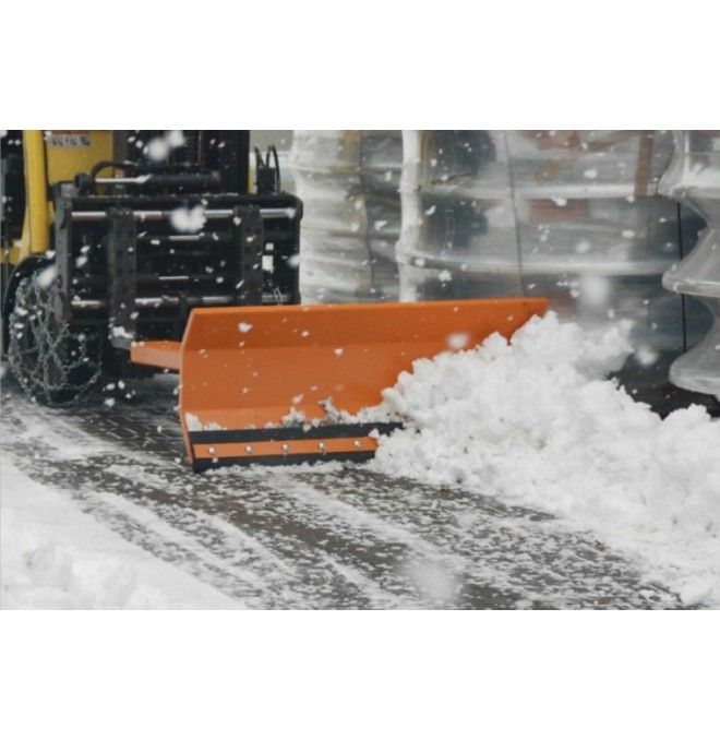 Sweepers and Brushes-Pala snow Plows 1500mm wide, orange yellow