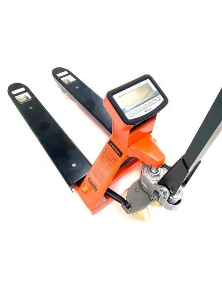 Weighing Pallet Trucks-TYMBIA-Weighing pallet truck 2000kg (No Printer) with Nylon Wheels