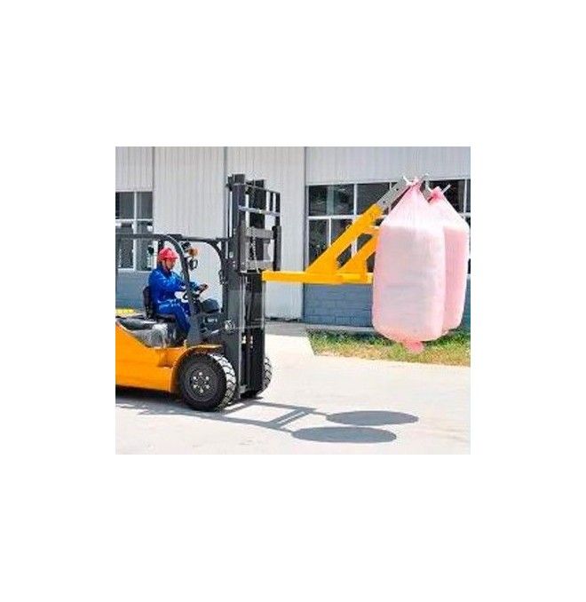 Sobre tablero: volteadores, pinzas,…--Gancho para Big Bag para horquillas de carretilla
