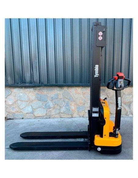 Electric Stackers--Electric stacker 1200kg to 2900mm with 1350mm long forks