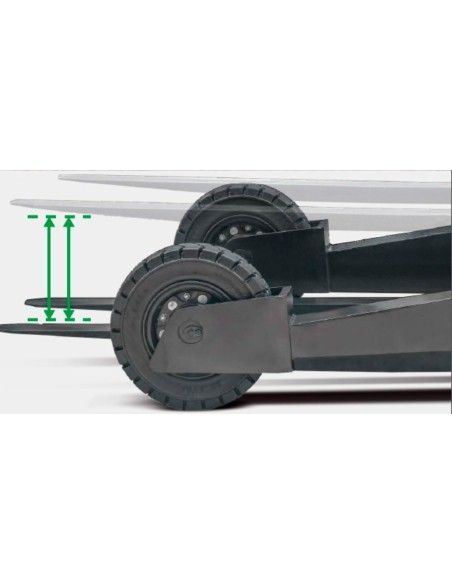 Transpalettes Électriques--Transpalette électrique 1 500 kg avec batterie de lithium 48v-20Ah