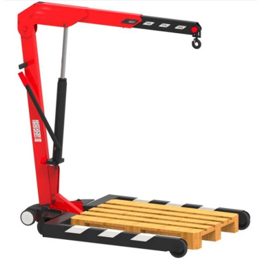 Gru--Gru manuale 2000kg pieghevole per pallet