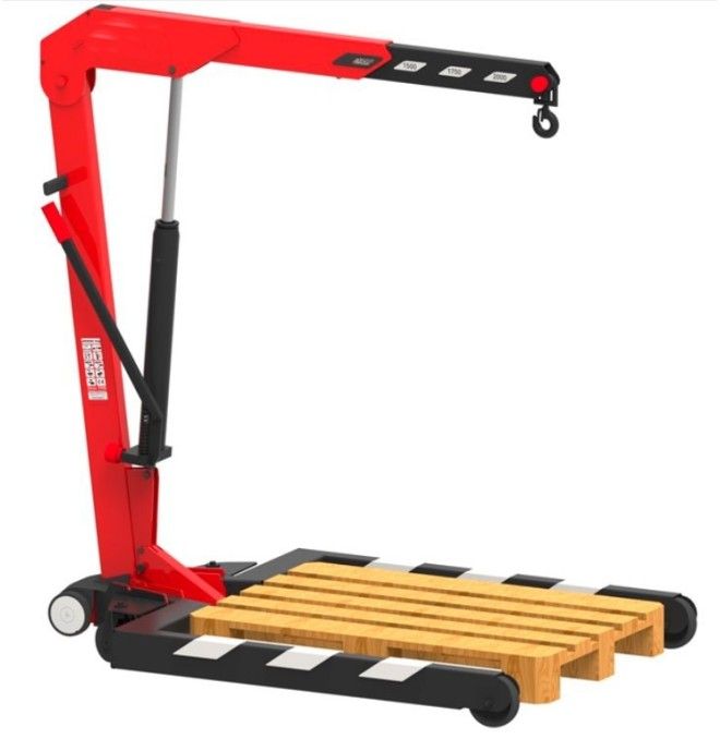 Gru--Gru manuale 2000kg pieghevole per pallet